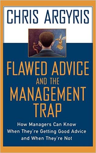 Flawed Advice and the Management Trap Book Cover