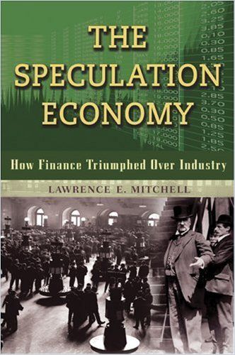 The Speculation Economy Book Cover