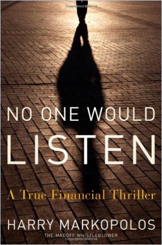 No One Would Listen Book Cover