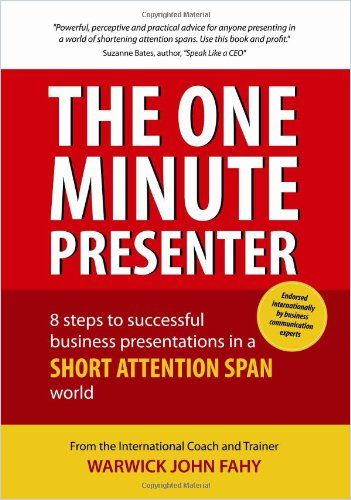 The One Minute Presenter Book Cover