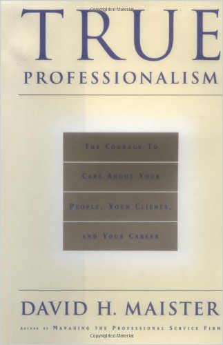 True Professionalism Book Cover