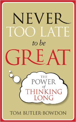 Never Too Late to Be Great Book Cover
