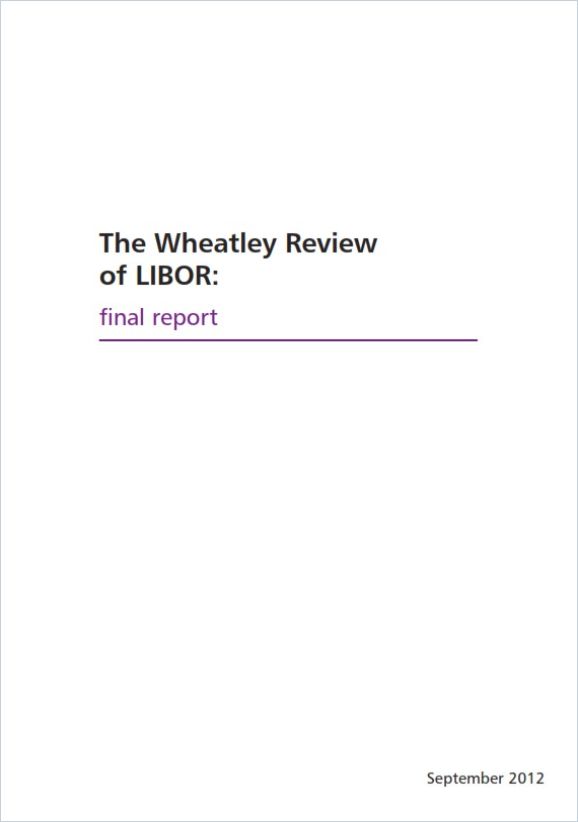 The Wheatley Review of LIBOR Book Cover