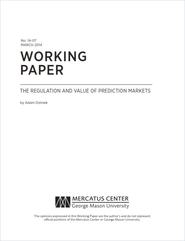 The Regulation and Value of Prediction Markets Book Cover