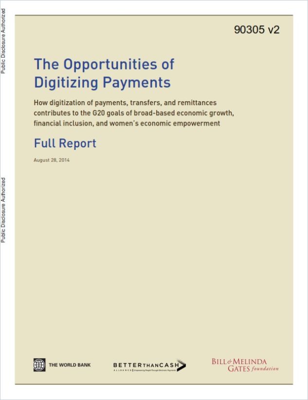 The Opportunities of Digitizing Payments Book Cover
