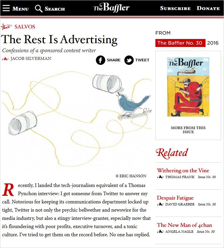 The Rest Is Advertising Book Cover