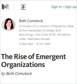 The Rise of Emergent Organizations Book Cover