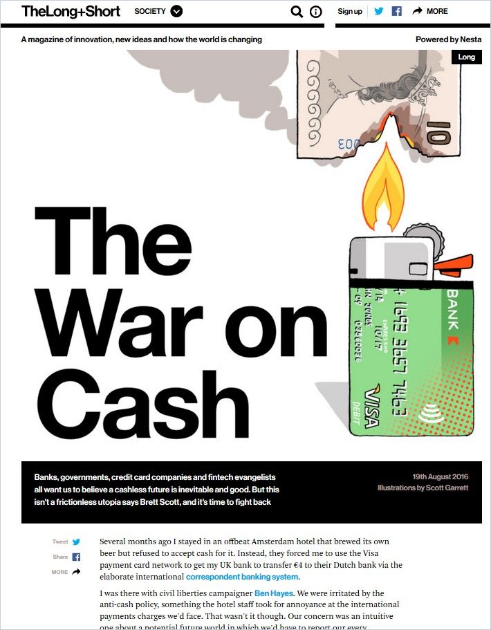 The War on Cash Book Cover