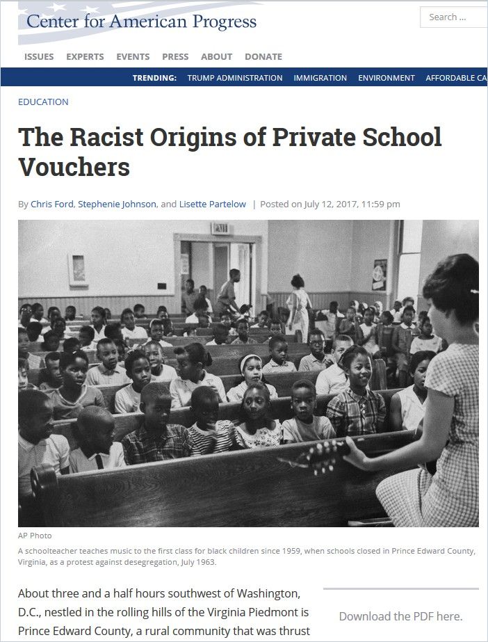 The Racist Origins of Private School Vouchers Book Cover