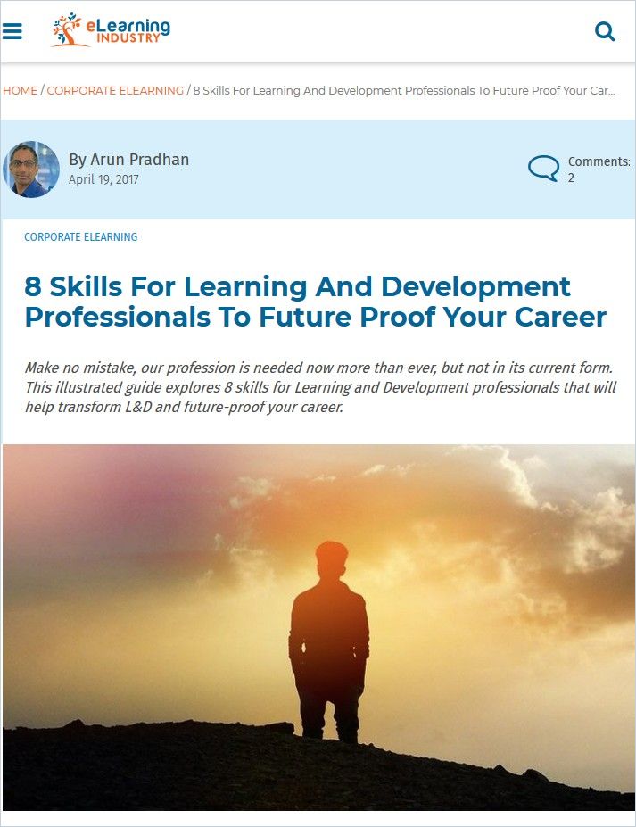 8 Skills for Learning and Development Professionals to Future Proof Your Career Book Cover