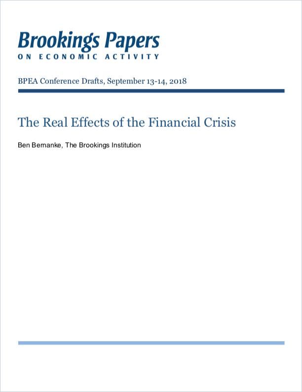 The Real Effects of the Financial Crisis Book Cover