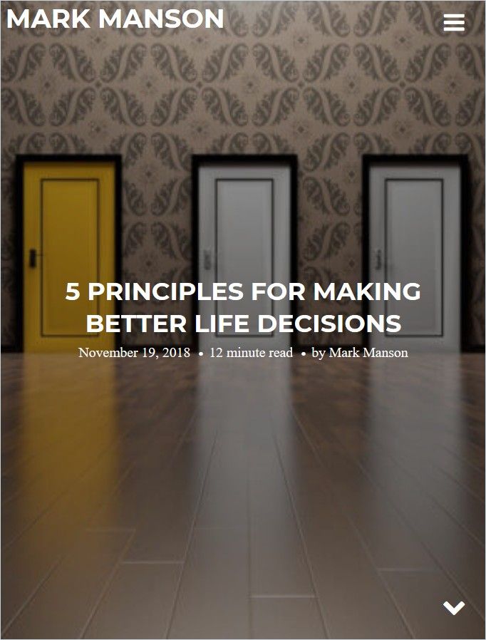 5 Principles for Making Better Life Decisions Book Cover