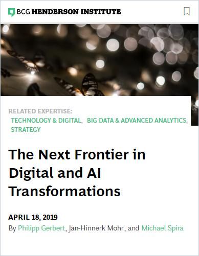 The Next Frontier in Digital and AI Transformations Book Cover