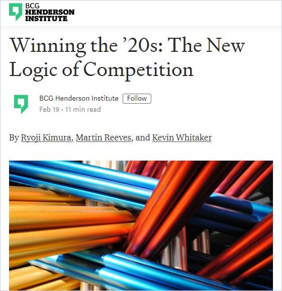 The New Logic of Competition Book Cover