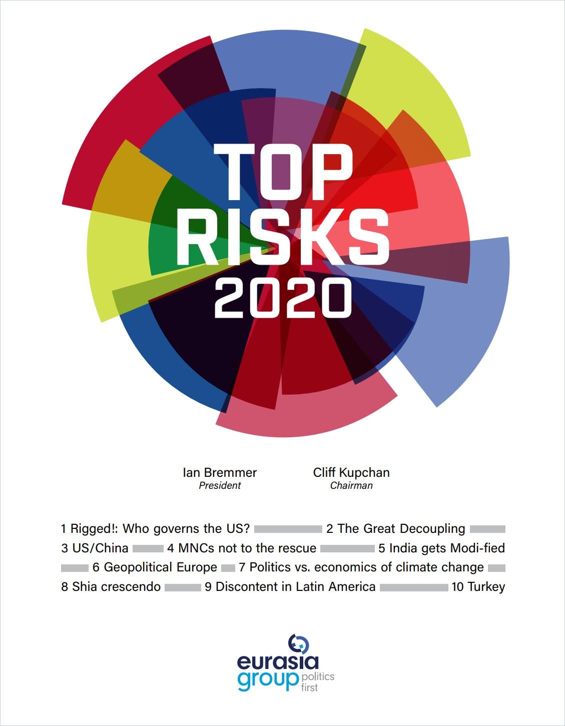 Top Risks 2020 Book Cover