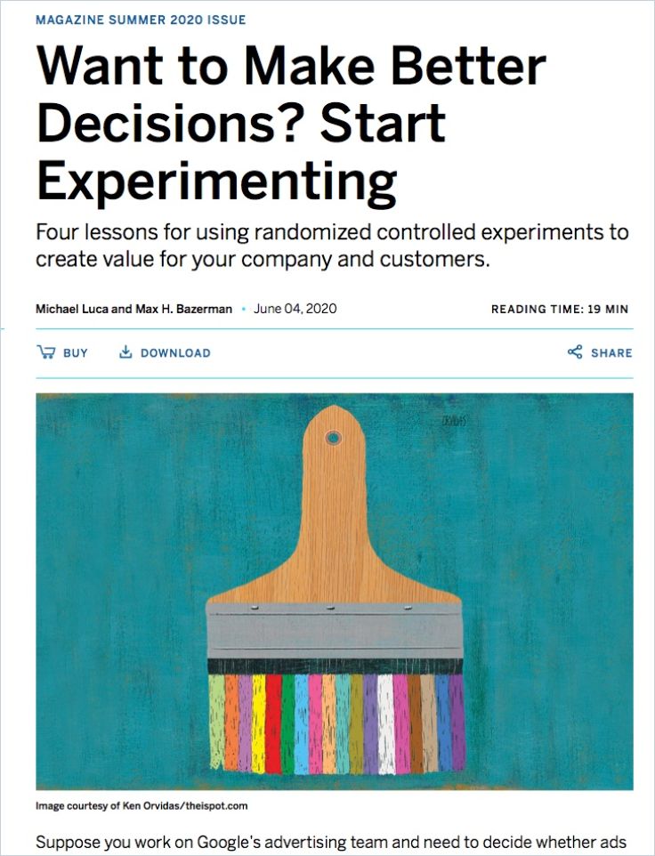 Want to Make Better Decisions, Start Experimenting Book Cover