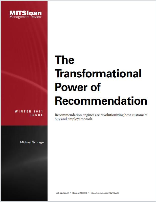 The Transformational Power of Recommendation Book Cover