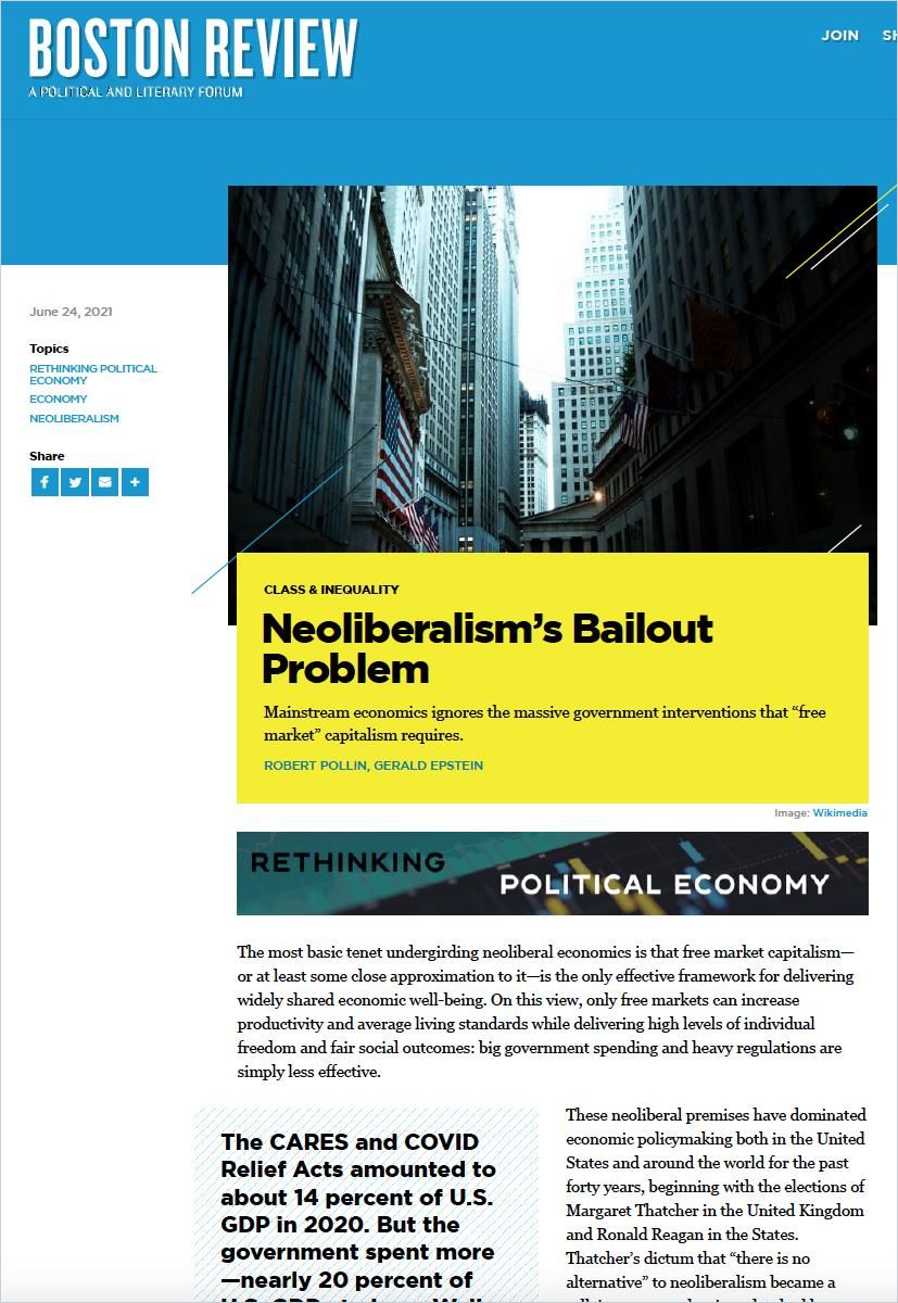 Neoliberalism’s Bailout Problem Book Cover