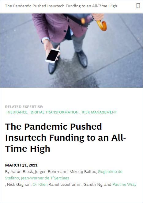 The Pandemic Pushed Insurtech Funding to an All-Time High Book Cover