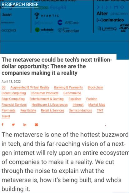 The metaverse could be tech’s next trillion-dollar opportunity Book Cover