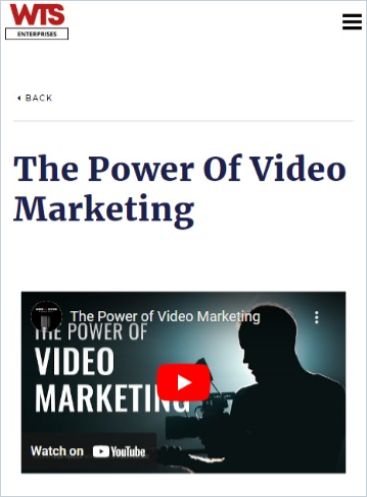 The Power of Video Marketing Book Cover