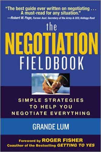 The Negotiation Fieldbook Book Cover
