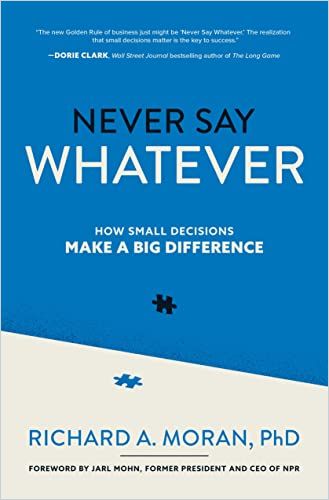Never Say Whatever Book Cover