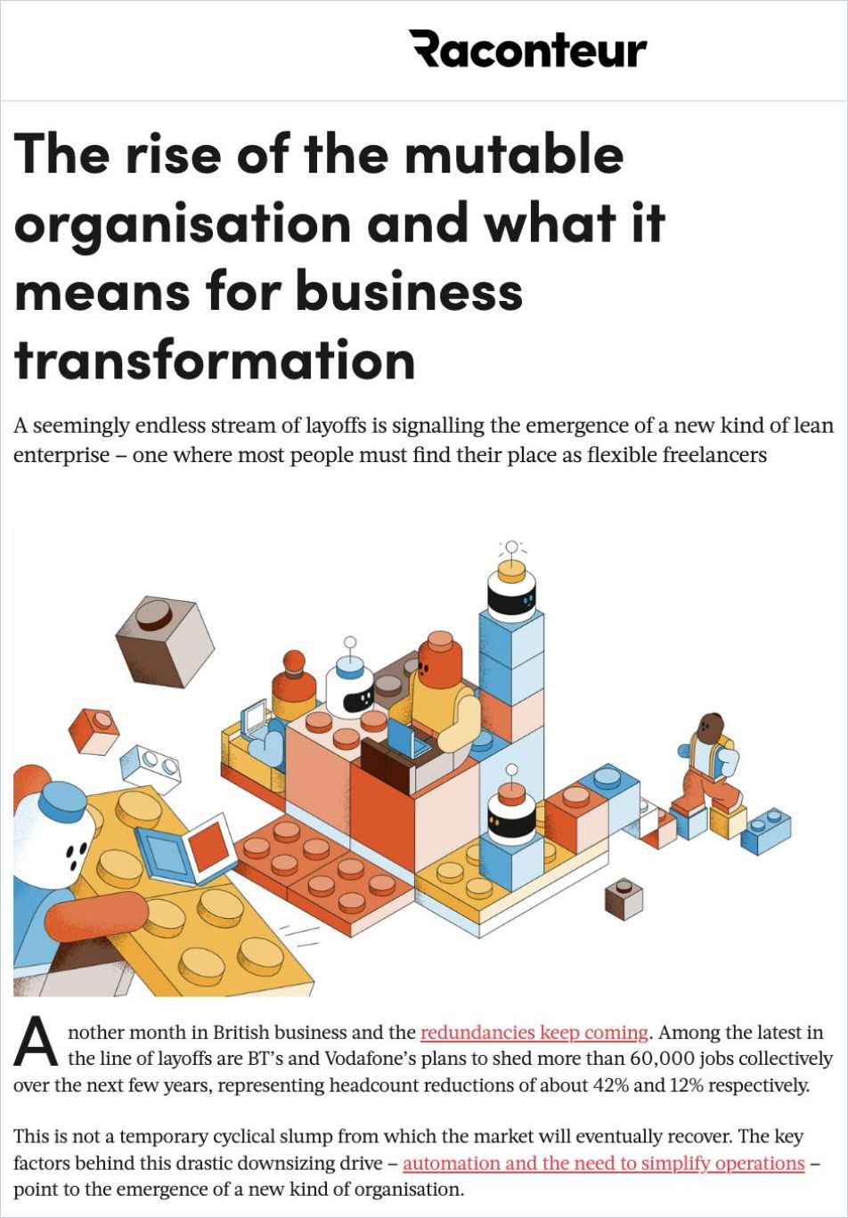 The rise of the mutable organization and what it means for business transformation Book Cover