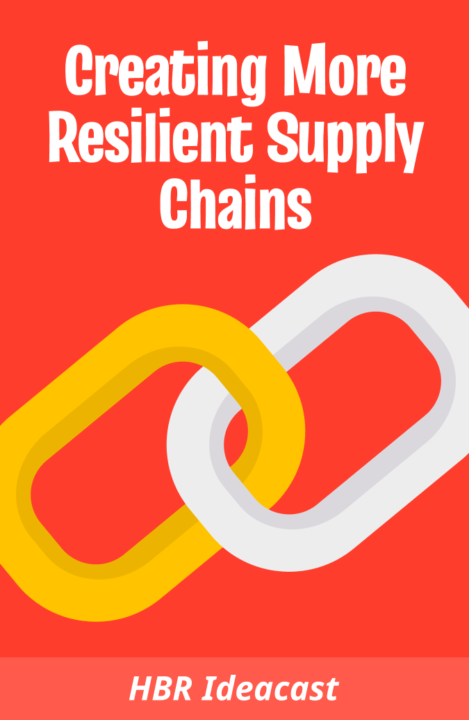 Creating More Resilient Supply Chains Book Cover