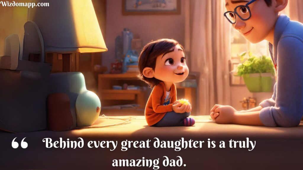 Behind every great daughter is a truly amazing dad Fathers quotes