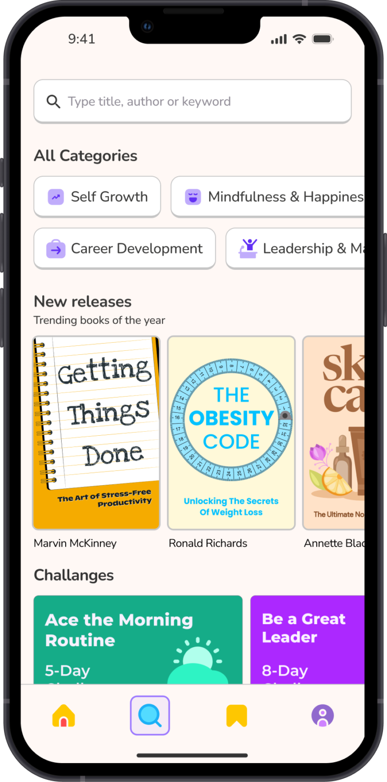 Book Summary app